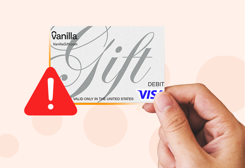 how to fix vanilla gift card error messages