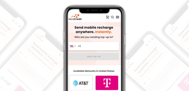 send mobile top up with send credit