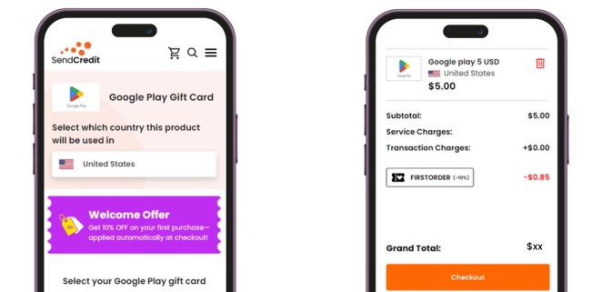 how to purchase google play gift card