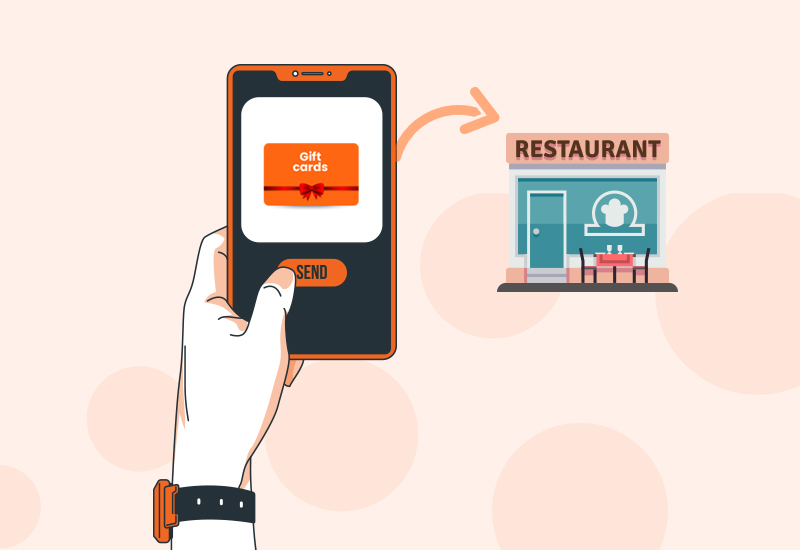 how to use e-gift card at restaurant