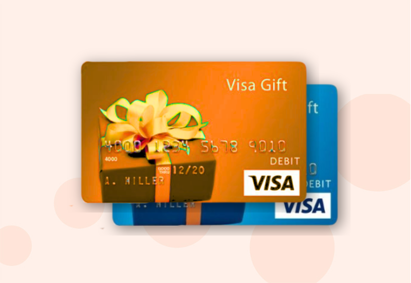 how to use multiple visa gift cards online