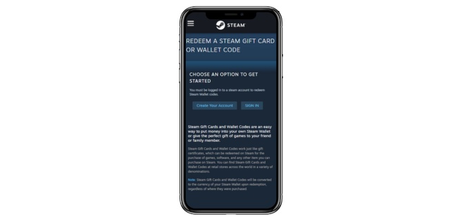 how to redeem and use steam gift card