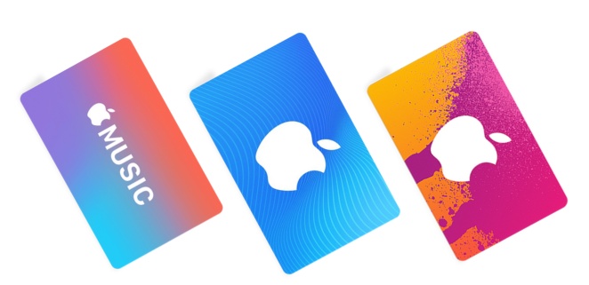 old and new apple gift cards