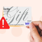 Vanilla gift card error messages