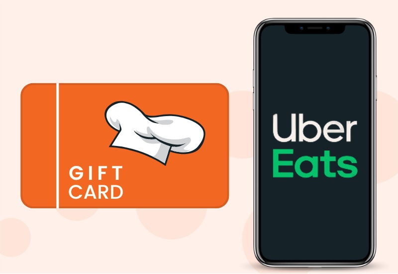 can you use restaurant gift card on uber eat