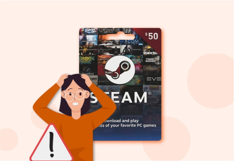 why is my steam gift card not working