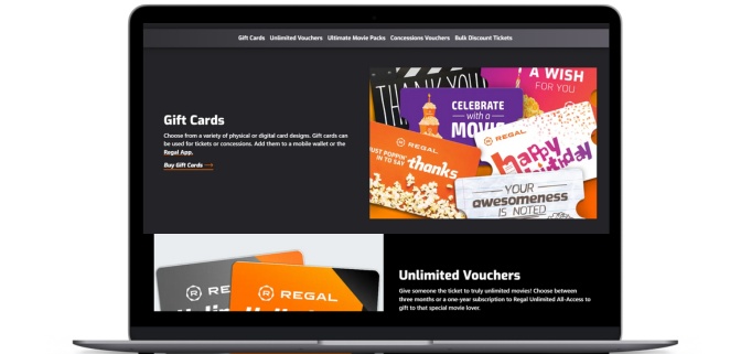 how to buy regal cinemas gift card official website