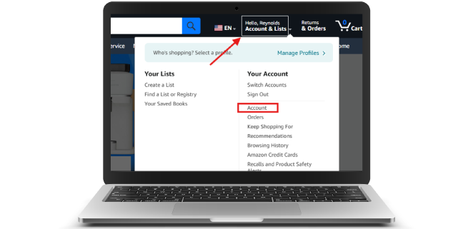 Account & Lists