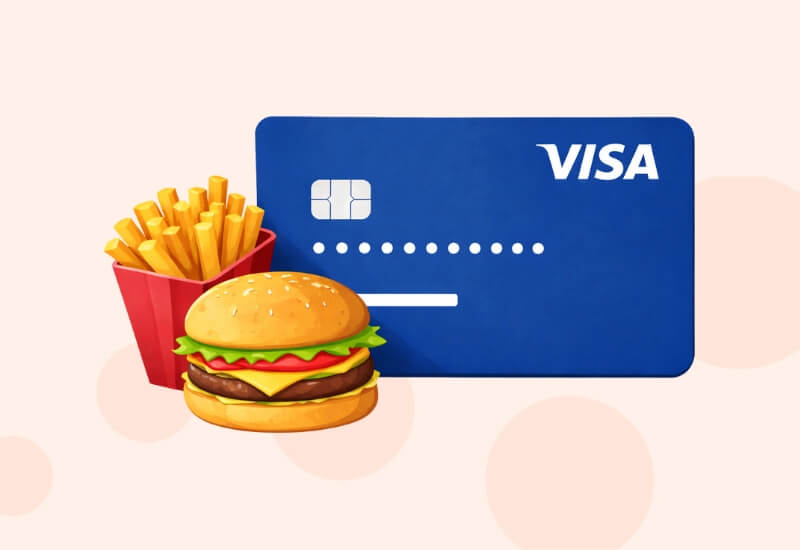 Can you use a Visa gift card at a Restaurant