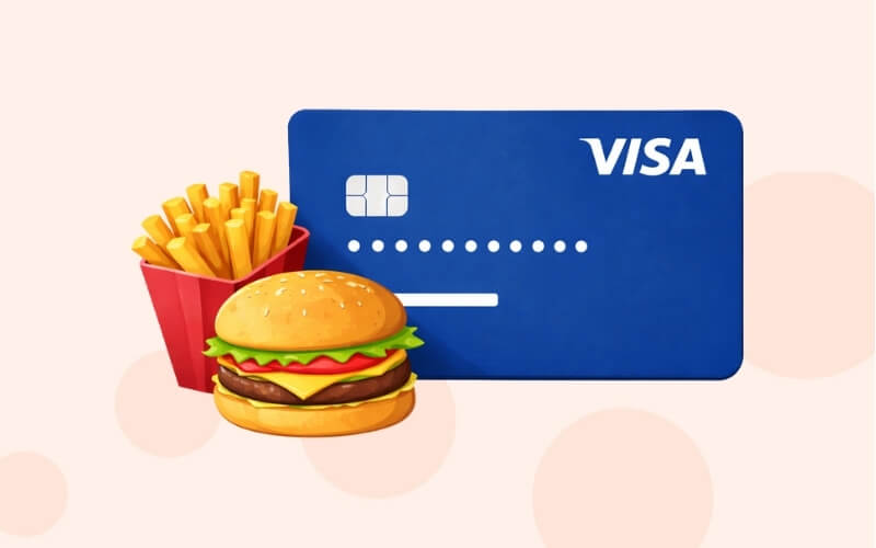 Can you use a Visa gift card at a Restaurant