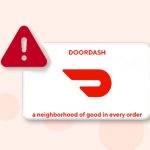 DoorDash gift card not working